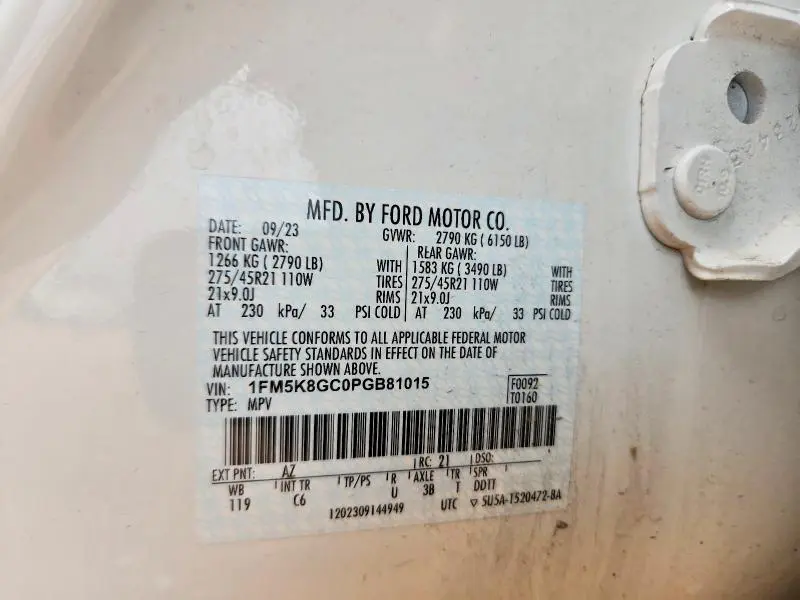 2023 FORD EXPLORER ST  