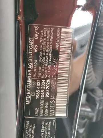 2014 MERCEDES-BENZ CLA 250  