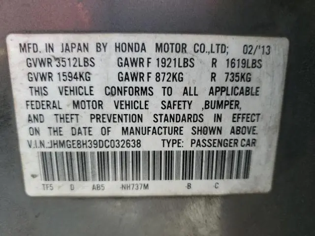 2013 HONDA FIT 