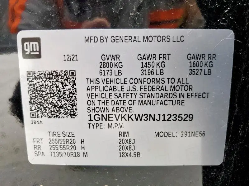 2022 CHEVROLET TRAVERSE PREMIER