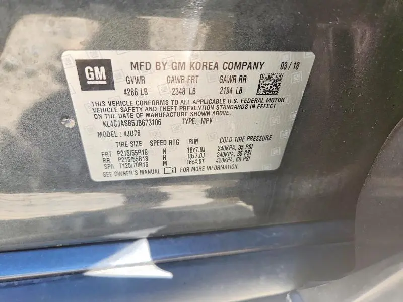 2018 BUICK ENCORE PREFERRED  