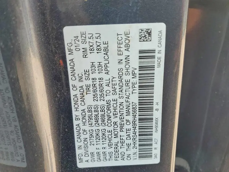 2024 HONDA CR-V EX  