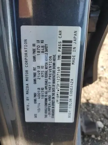 2015 MAZDA 3 GRAND TOURING  