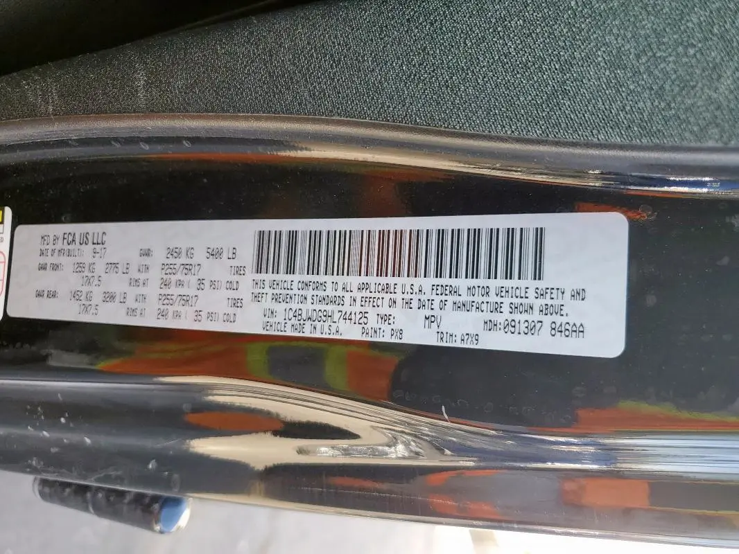 2017 JEEP WRANGLER UNLIMITED SPORT  