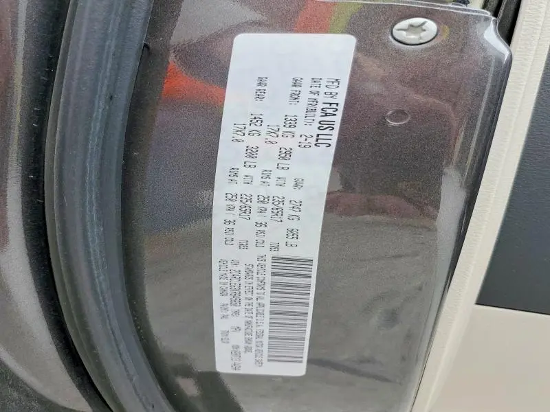 2019 CHRYSLER PACIFICA TOURING L PLUS  
