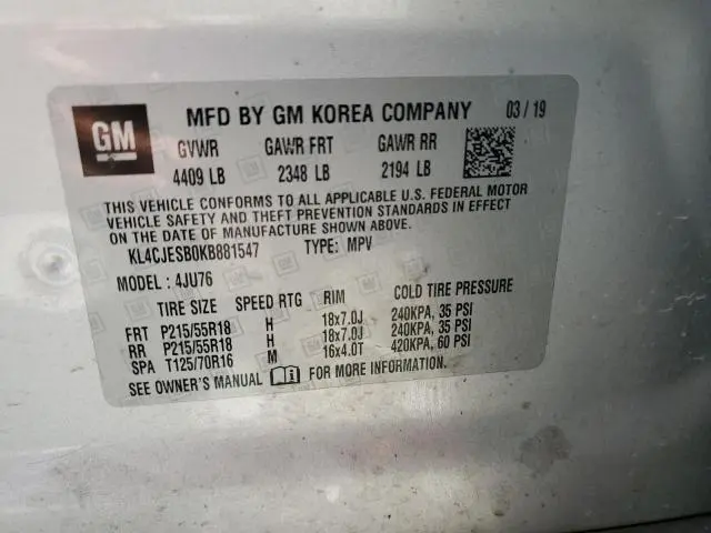 2019 BUICK ENCORE PREFERRED  