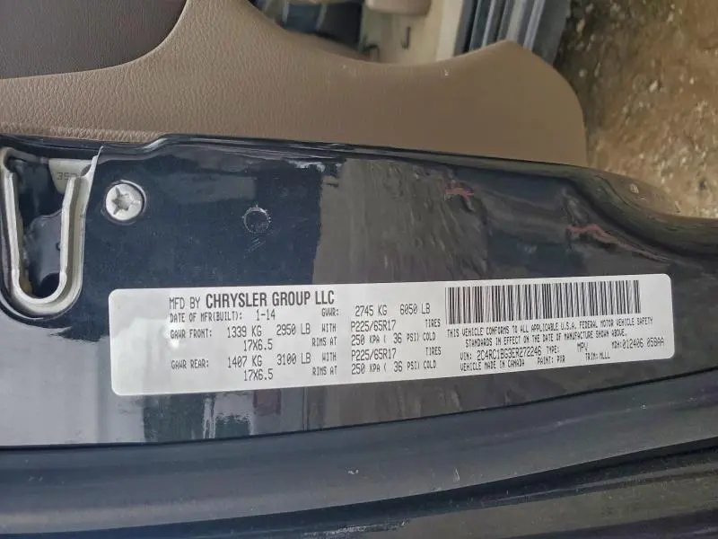 2014 CHRYSLER TOWN & COUNTRY TOURING  