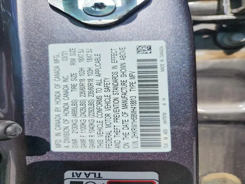2021 HONDA CR-V EX  
