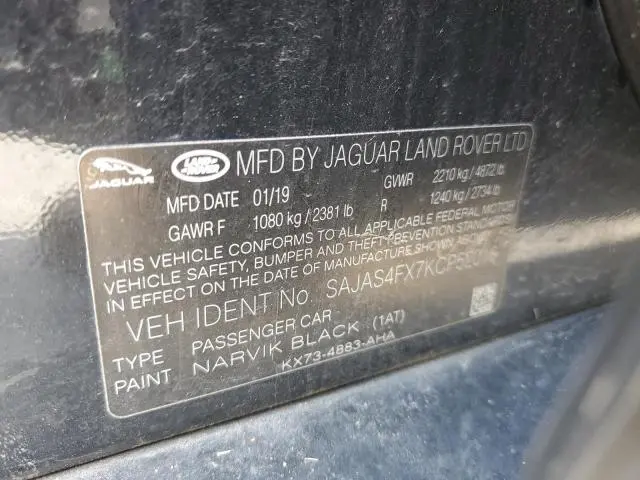 2019 JAGUAR XE   
