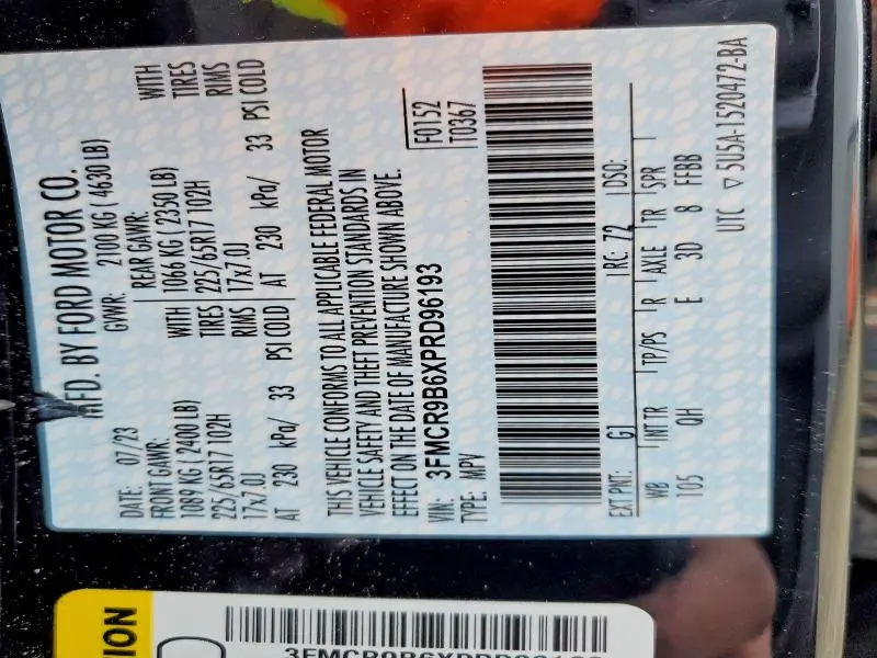 2023 FORD BRONCO SPORT BIG BEND  