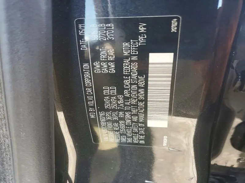 2011 VOLVO XC90 3.2  
