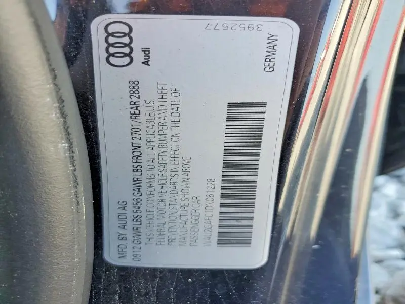 2013 AUDI A7 PRESTIGE  