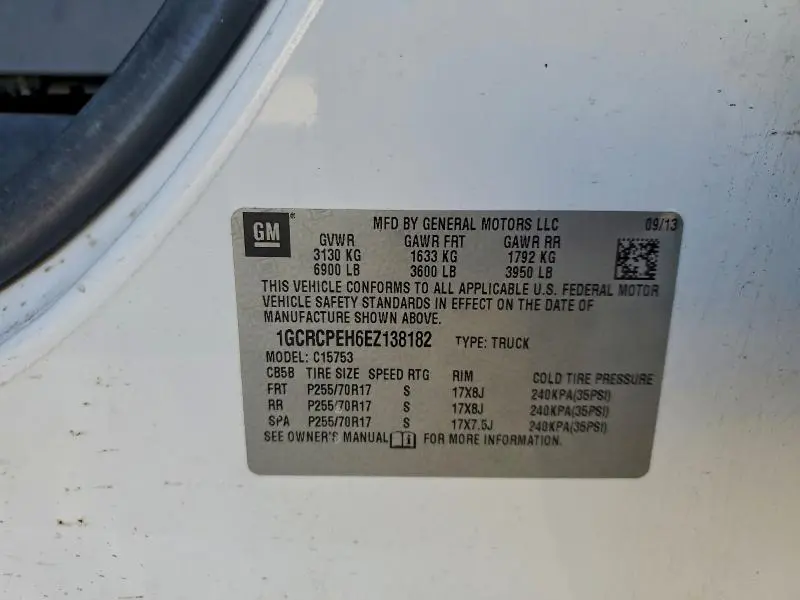 2014 CHEVROLET SILVERADO C1500  