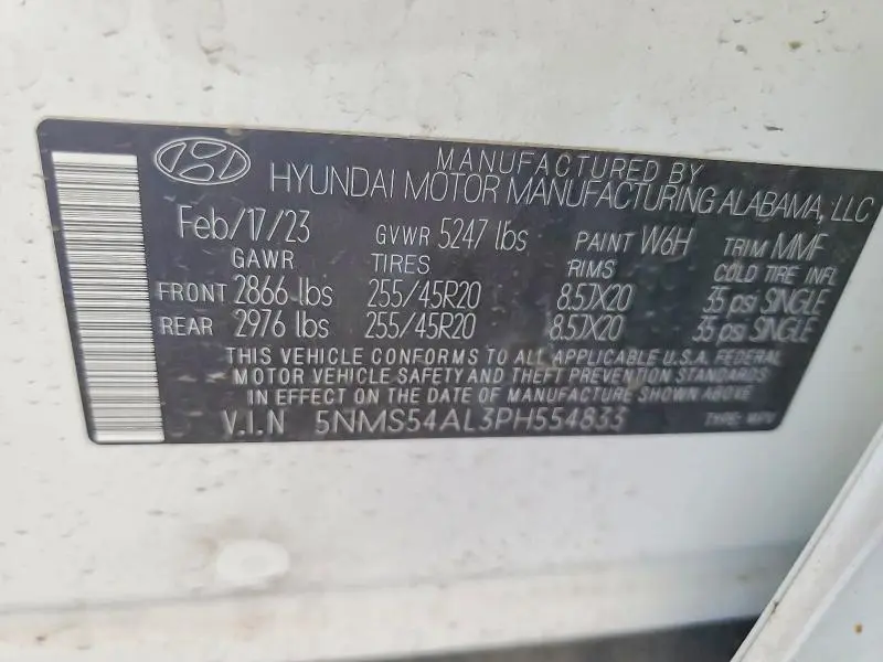 2023 HYUNDAI SANTA FE CALLIGRAPHY  
