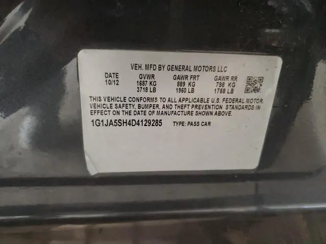 2013 CHEVROLET SONIC LS