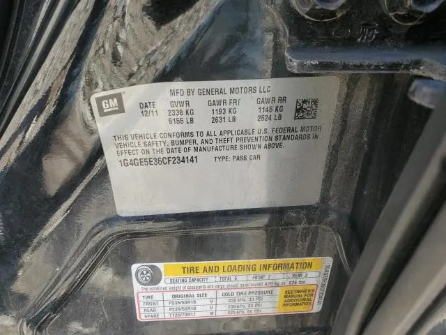 2012 BUICK LACROSSE PREMIUM  