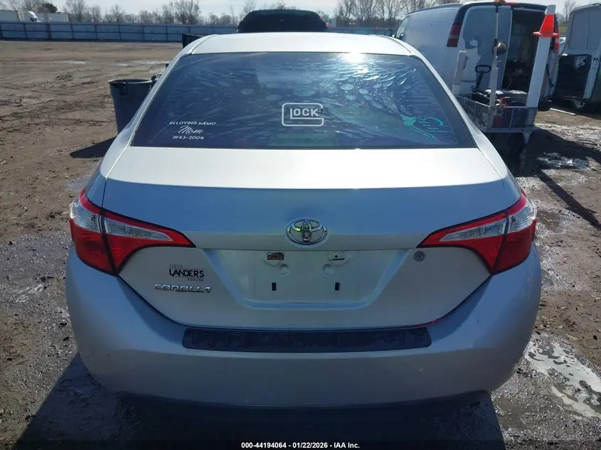 2016 TOYOTA COROLLA L