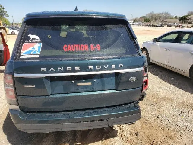 2019 LAND ROVER RANGE ROVER SUPERCHARGED