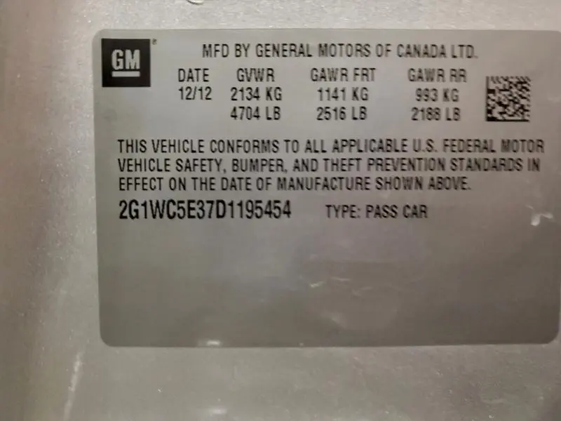 2013 CHEVROLET IMPALA LTZ  