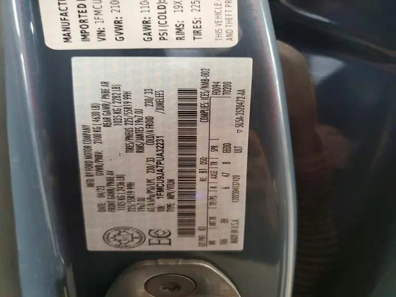 2023 FORD ESCAPE   