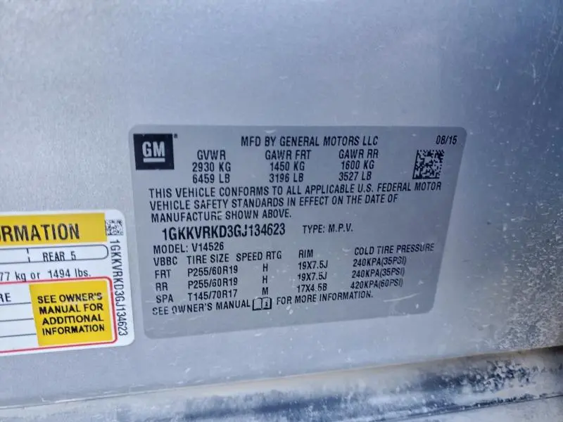 2016 GMC ACADIA SLT-1  