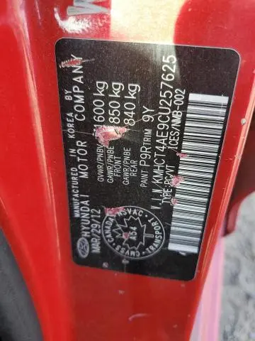 2012 HYUNDAI ACCENT GLS  