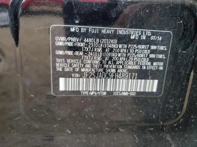 2015 SUBARU FORESTER 2.5I PREMIUM  