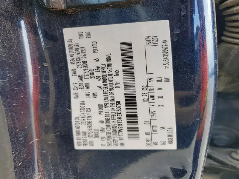 2019 FORD F250 SUPER DUTY  