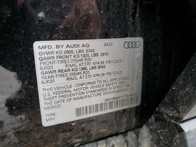 2023 AUDI SQ5 PREMIUM PLUS  