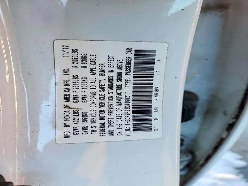2013 HONDA ACCORD EXL  