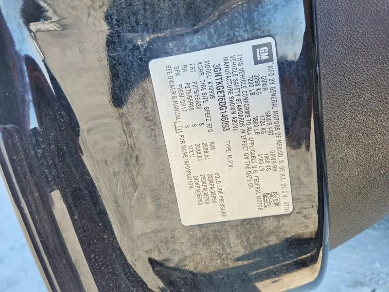 2013 CHEVROLET AVALANCHE LTZ  