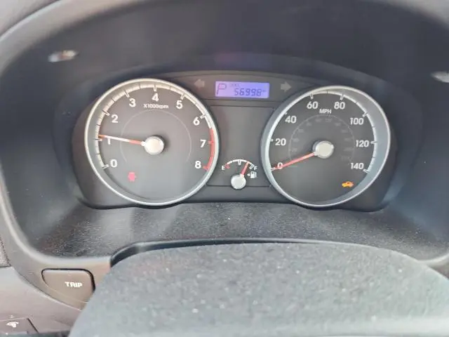 2010 HYUNDAI ACCENT BLUE  