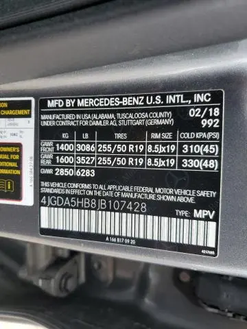 2018 MERCEDES-BENZ GLE 350 4MATIC  