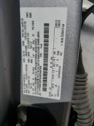 2018 FORD F150 SUPERCREW  