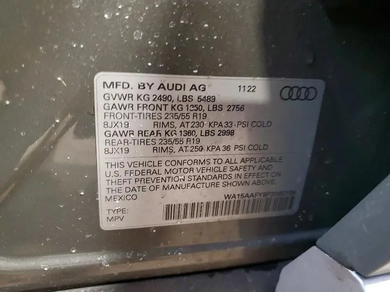 2023 AUDI Q5 SPORTBACK PRM PLS 45  