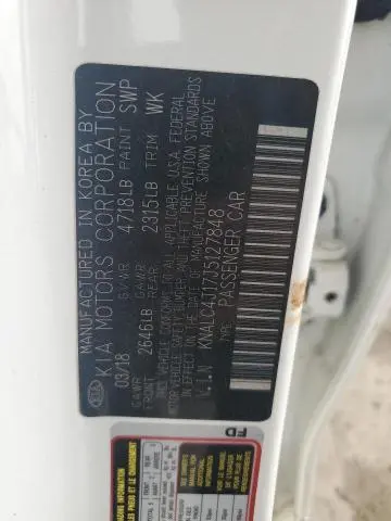 2018 KIA CADENZA LUXURY  