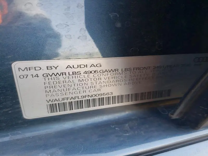 2015 AUDI A4 PREMIUM PLUS  