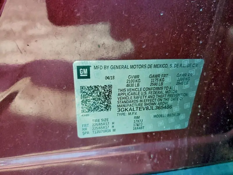 2018 GMC TERRAIN SLE  