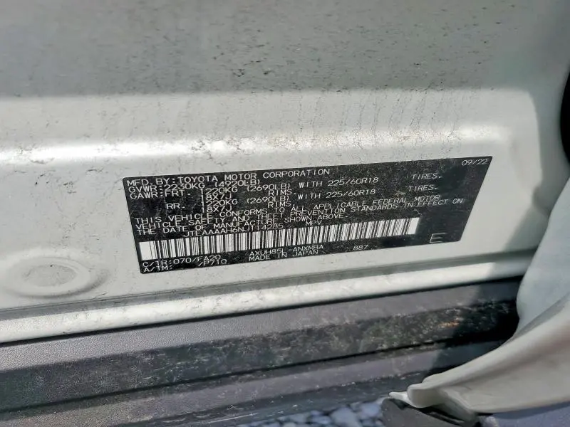 2022 TOYOTA VENZA LE  