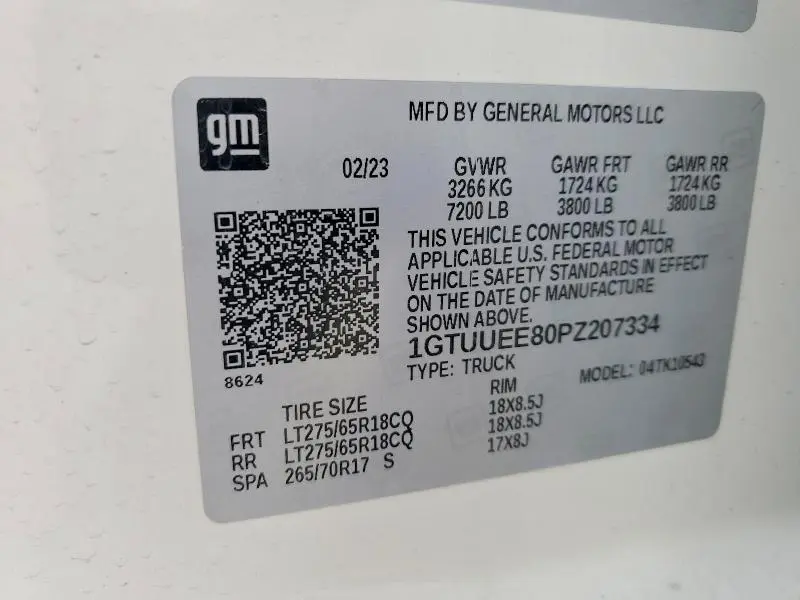 2023 GMC SIERRA   