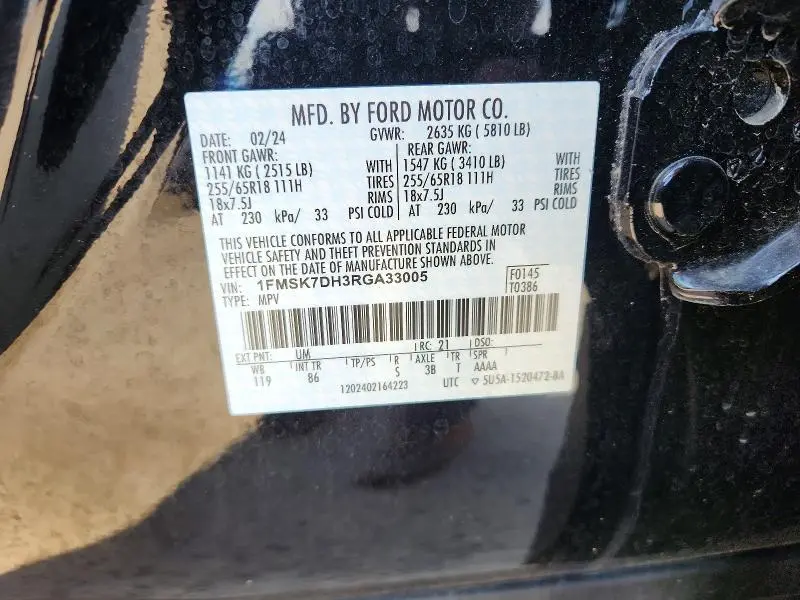 2024 FORD EXPLORER XLT  
