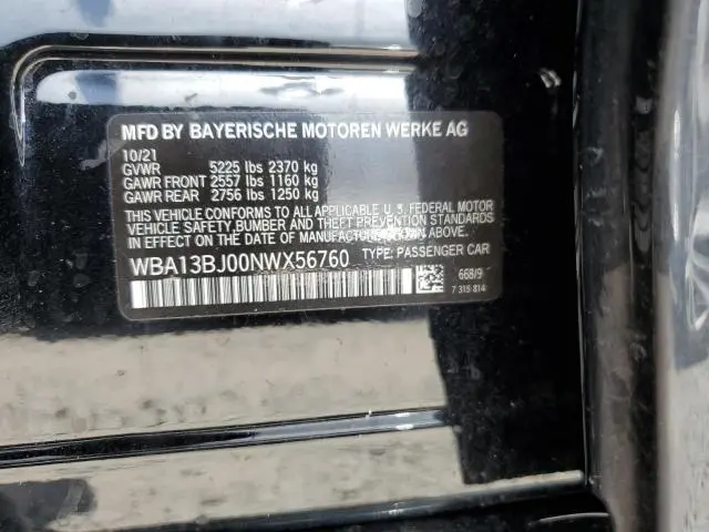2022 BMW 530 XI  