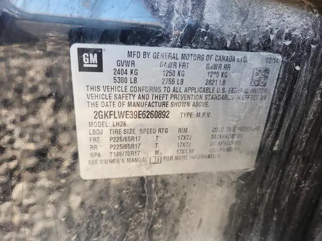 2014 GMC TERRAIN SLE  