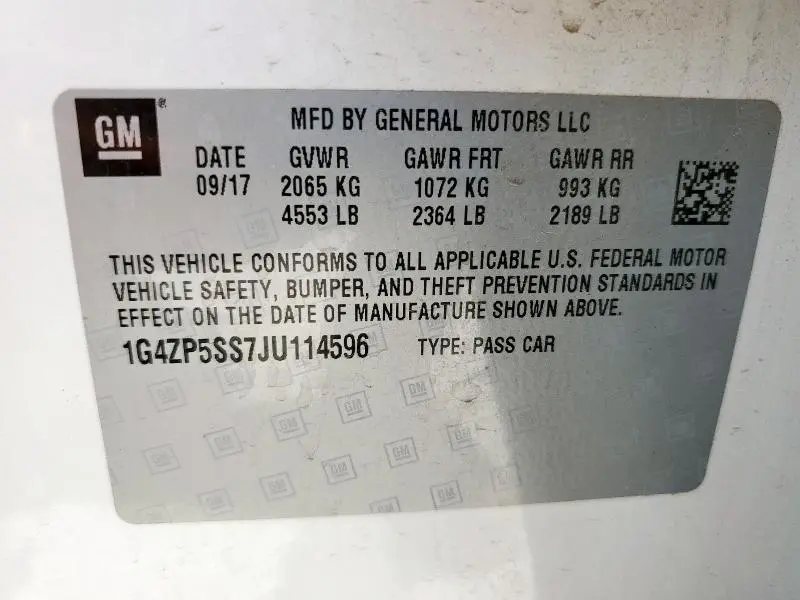 2018 BUICK LACROSSE ESSENCE  