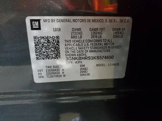 2019 CHEVROLET BLAZER 3LT  