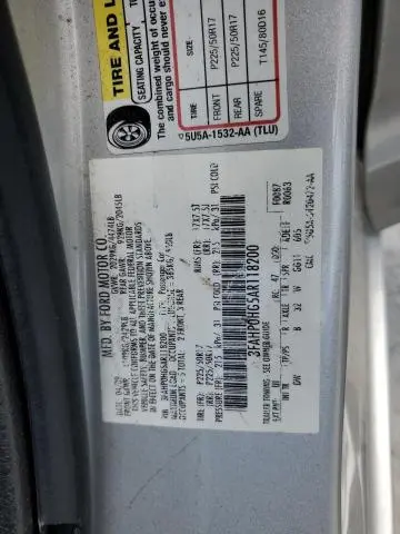 2010 FORD FUSION SE  