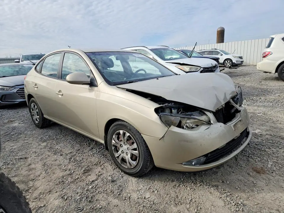 2010 HYUNDAI ELANTRA BLUE  