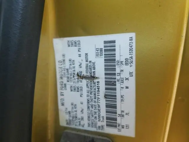 2015 FORD TRANSIT CONNECT XLT  