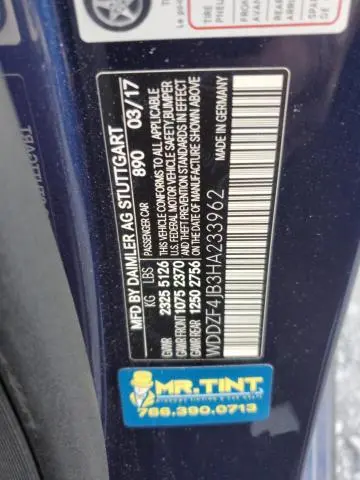 2017 MERCEDES-BENZ E 300  