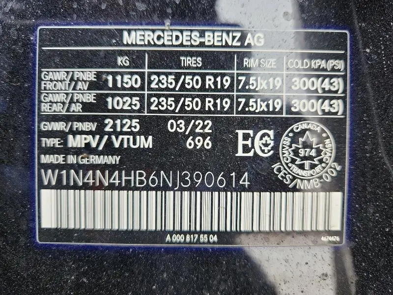 2022 MERCEDES-BENZ GLA 250 4MATIC  